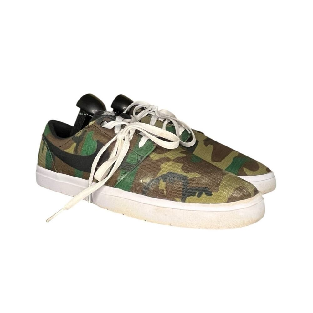 Mens NIke Portmore 2 Ultralight Premium SB 'Camo' Sneakers Size 11 - Picture 3 of 6